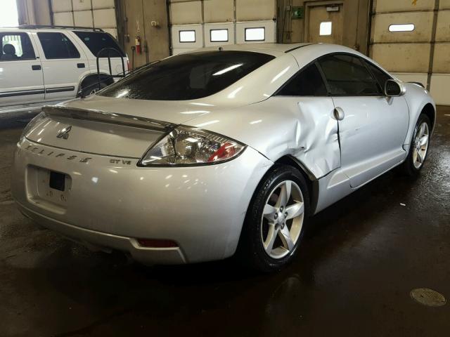 4A3AK34T26E026869 - 2006 MITSUBISHI ECLIPSE GT SILVER photo 4