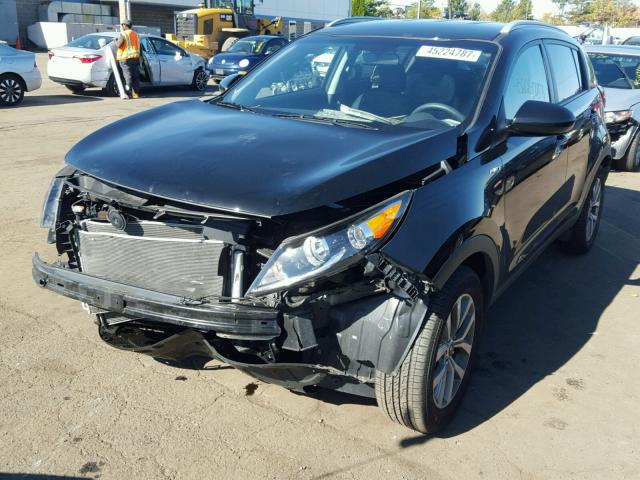 KNDPBCAC3G7798269 - 2016 KIA SPORTAGE L BLACK photo 2