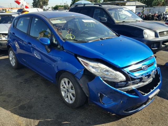 3FADP4EJ8BM137988 - 2011 FORD FIESTA SE BLUE photo 1