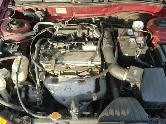 4A3AA46G93E134653 - 2003 MITSUBISHI GALANT RED photo 7