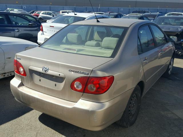 1NXBR32E86Z607561 - 2006 TOYOTA COROLLA CE GOLD photo 4