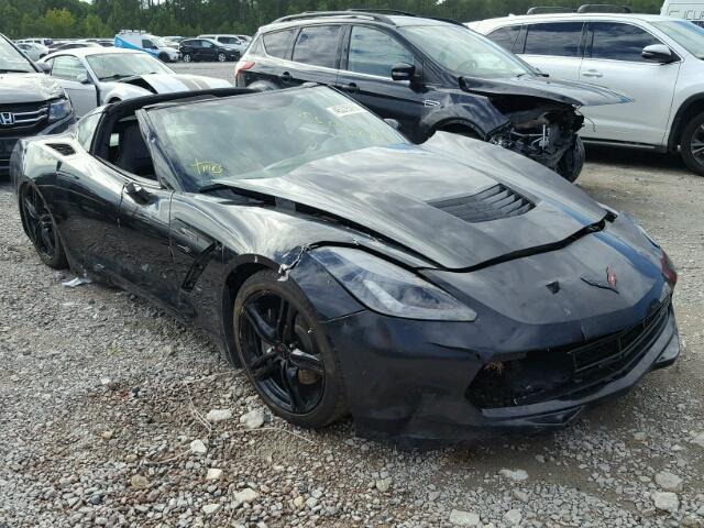 1G1YB2D71G5115356 - 2016 CHEVROLET CORVETTE S BLACK photo 1