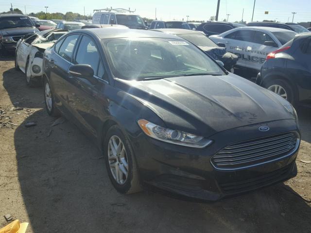 1FA6P0H74E5363439 - 2014 FORD FUSION BLACK photo 1