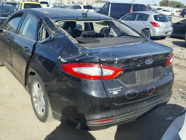 1FA6P0H74E5363439 - 2014 FORD FUSION BLACK photo 9