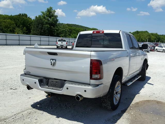 1C6RR6HT4DS597671 - 2013 RAM 1500 SPORT SILVER photo 4