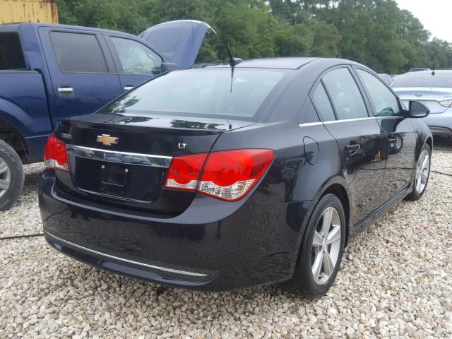 1G1PG5SC2C7170654 - 2012 CHEVROLET CRUZE LT BLACK photo 4