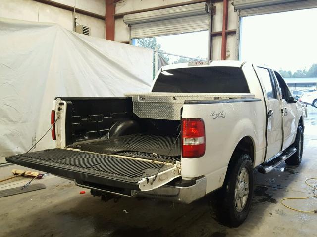 1FTPW14V57KD27534 - 2007 FORD F150 WHITE photo 4