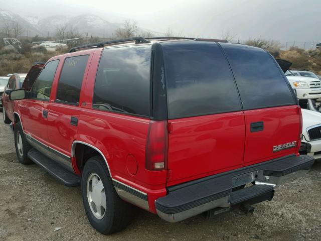 1GNEK13R5XJ546563 - 1999 CHEVROLET TAHOE K150 RED photo 3