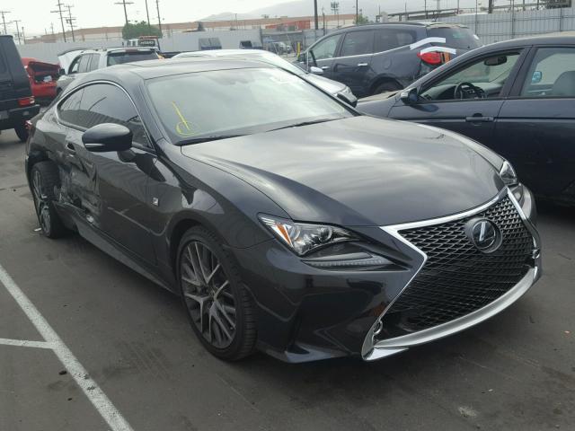 JTHHZ5BC1J5018121 - 2018 LEXUS RC 350 CHARCOAL photo 1