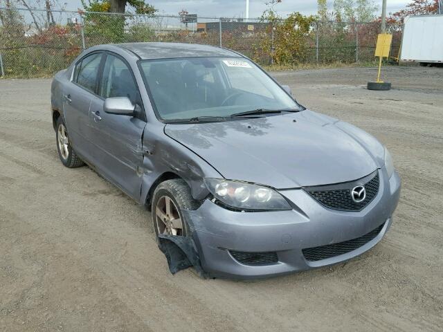 JM1BK12F841159732 - 2004 MAZDA 3 I GRAY photo 1