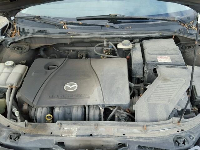 JM1BK12F841159732 - 2004 MAZDA 3 I GRAY photo 7