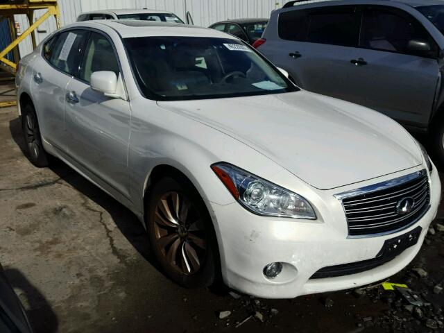 JN1BY1AR8CM394741 - 2012 INFINITI M37 WHITE photo 1