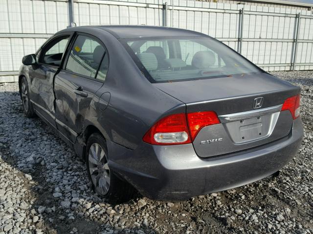 19XFA1F82BE003597 - 2011 HONDA CIVIC GRAY photo 3