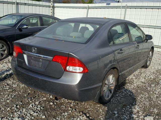 19XFA1F82BE003597 - 2011 HONDA CIVIC GRAY photo 4