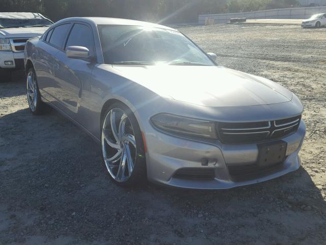 2C3CDXBG7FH715564 - 2015 DODGE CHARGER SE GRAY photo 1