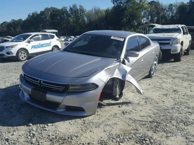 2C3CDXBG7FH715564 - 2015 DODGE CHARGER SE GRAY photo 2