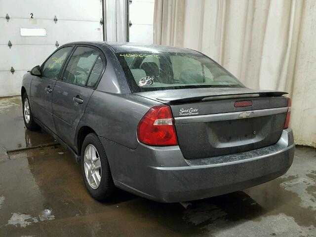 1G1ZT54805F119112 - 2005 CHEVROLET MALIBU LS GRAY photo 3