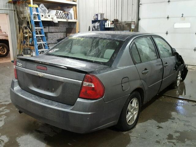 1G1ZT54805F119112 - 2005 CHEVROLET MALIBU LS GRAY photo 4