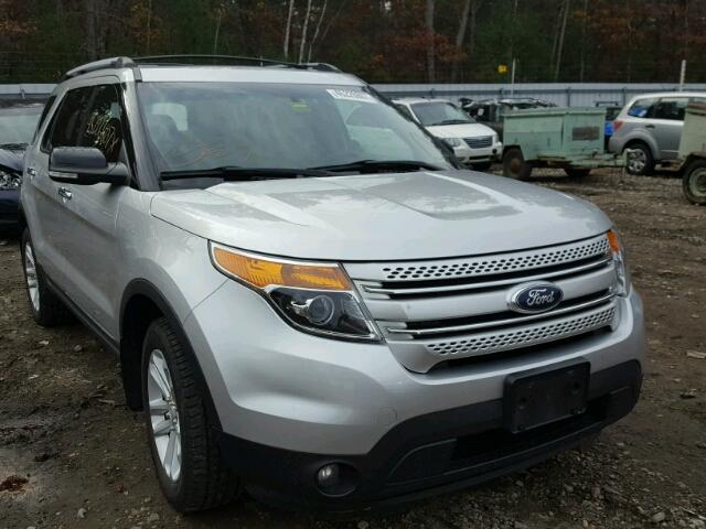 1FM5K8D84DGC03674 - 2013 FORD EXPLORER SILVER photo 1