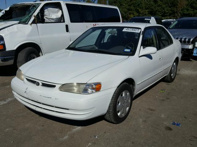 1NXBR12E5YZ403646 - 2000 TOYOTA COROLLA VE WHITE photo 2