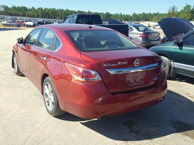 1N4AL3AP3DN541065 - 2013 NISSAN ALTIMA 2.5 BURGUNDY photo 3