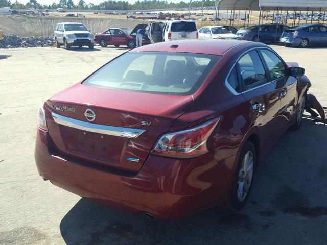 1N4AL3AP3DN541065 - 2013 NISSAN ALTIMA 2.5 BURGUNDY photo 4