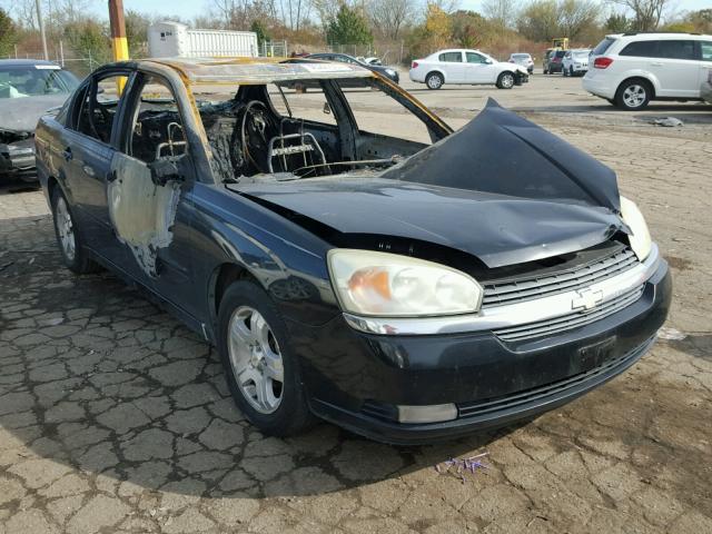 1G1ZU54805F232166 - 2005 CHEVROLET MALIBU BLACK photo 1