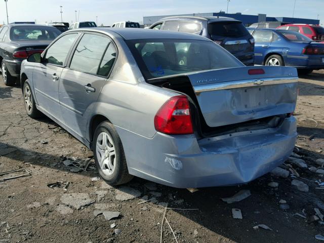 1G1ZS58F67F110039 - 2007 CHEVROLET MALIBU LS BLUE photo 3