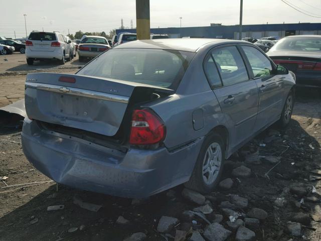 1G1ZS58F67F110039 - 2007 CHEVROLET MALIBU LS ლურჯი ფოტო 4