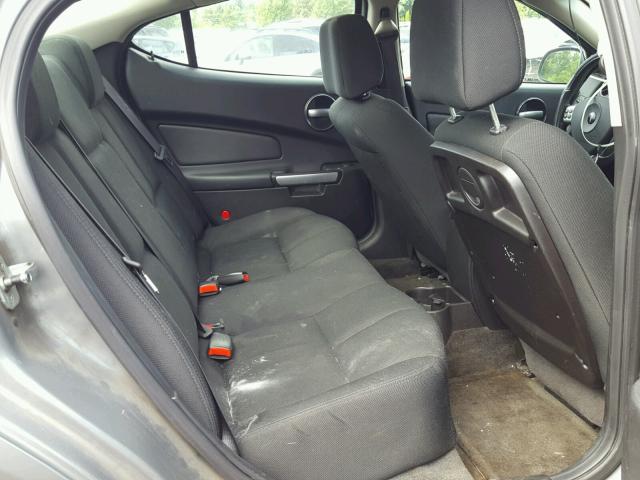 2G2WP552X81193002 - 2008 PONTIAC GRAND PRIX GRAY photo 6