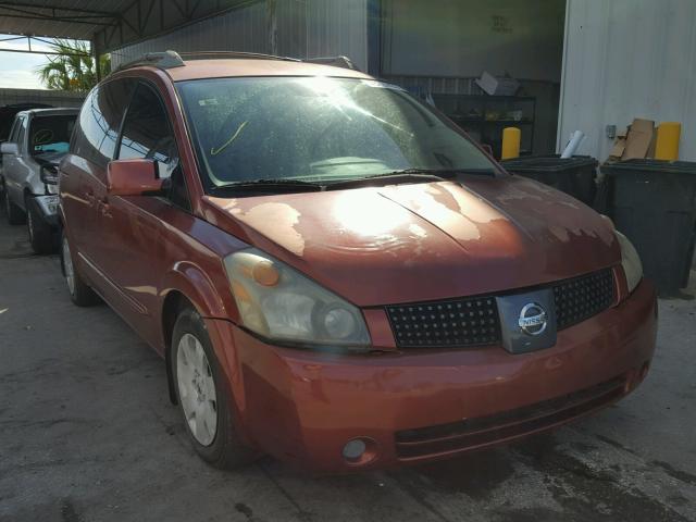 5N1BV28U14N371251 - 2004 NISSAN QUEST S ORANGE photo 1