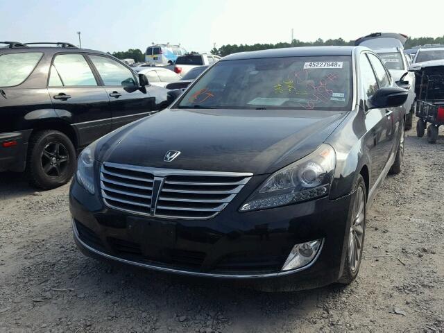 KMHGH4JH1EU076129 - 2014 HYUNDAI EQUUS SIGN BLACK photo 2