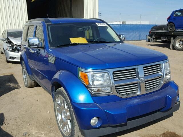 1D8GU58K17W692140 - 2007 DODGE NITRO SLT BLUE photo 1