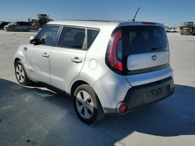 KNDJN2A23F7792680 - 2015 KIA SOUL SILVER photo 3