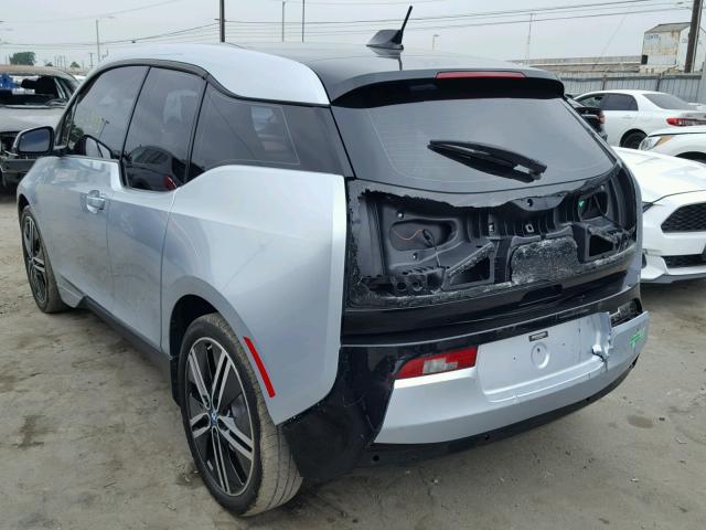 WBY1Z4C51EV276656 - 2014 BMW I3 REX SILVER photo 3
