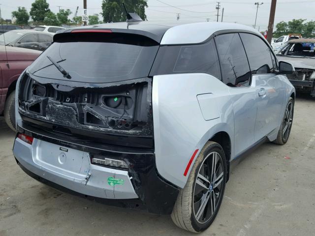 WBY1Z4C51EV276656 - 2014 BMW I3 REX SILVER photo 4