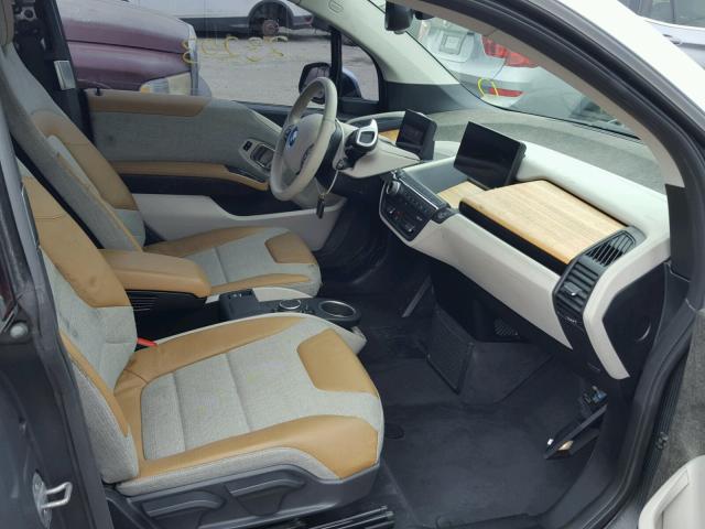 WBY1Z4C51EV276656 - 2014 BMW I3 REX SILVER photo 5