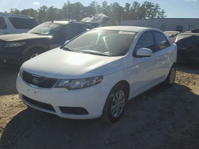 KNAFU4A24A5088560 - 2010 KIA FORTE EX WHITE photo 2