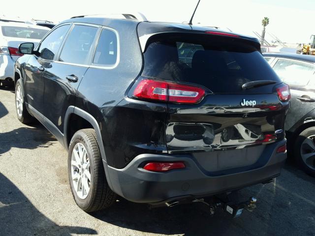 1C4PJLCS0EW262325 - 2014 JEEP CHEROKEE L BLACK photo 3