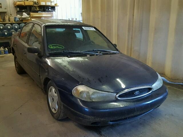 1FAFP6636YK140716 - 2000 FORD CONTOUR SE BLUE photo 1