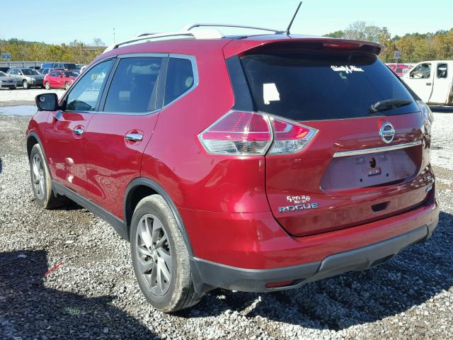 5N1AT2MT4EC777276 - 2014 NISSAN ROGUE S BURGUNDY photo 3