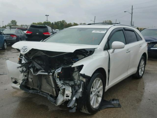 4T3ZE11A79U005808 - 2009 TOYOTA VENZA WHITE photo 2