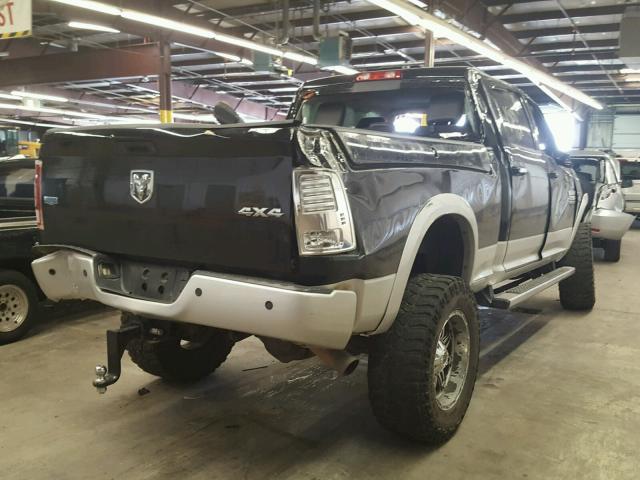 3C6UR5FL8DG536354 - 2013 RAM 2500 LARAM BLACK photo 4