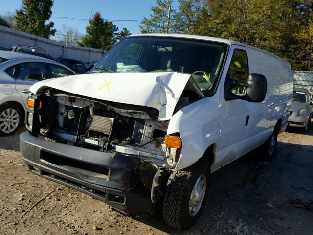 1FTNS2EW1DDA52440 - 2013 FORD ECONOLINE WHITE photo 2