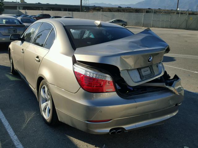 WBANU53508CT09294 - 2008 BMW 528 I GOLD photo 3