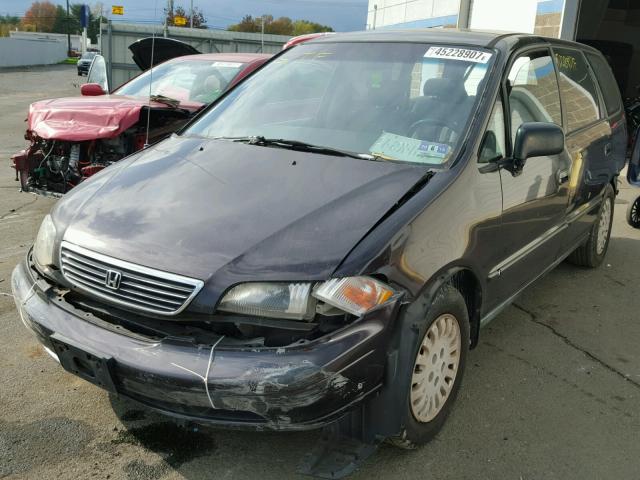 JHMRA1860VC001866 - 1997 HONDA ODYSSEY BA MAROON photo 2