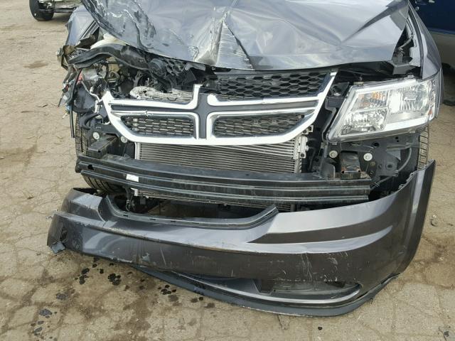 3C4PDCAB9ET124833 - 2014 DODGE JOURNEY SE GRAY photo 7