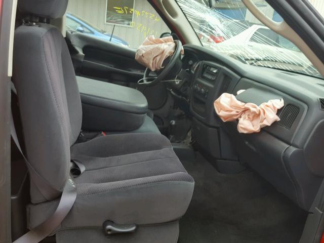 3D7KS26DX5G744268 - 2005 DODGE RAM 2500 S Qırmızı foto 5