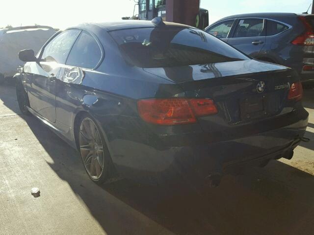 WBAKG1C53BE362733 - 2011 BMW 335 IS BLUE photo 3