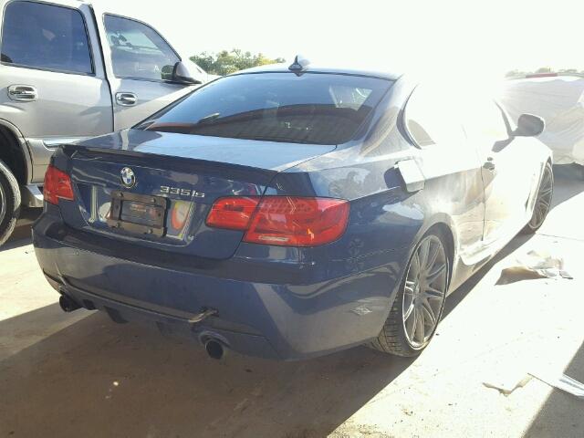 WBAKG1C53BE362733 - 2011 BMW 335 IS BLUE photo 4